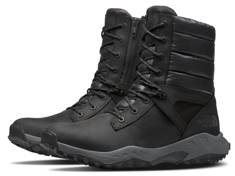 The North Face Thermoball Zip-Up Mens Boots TNF Black/Zinc Grey Sz 12.5